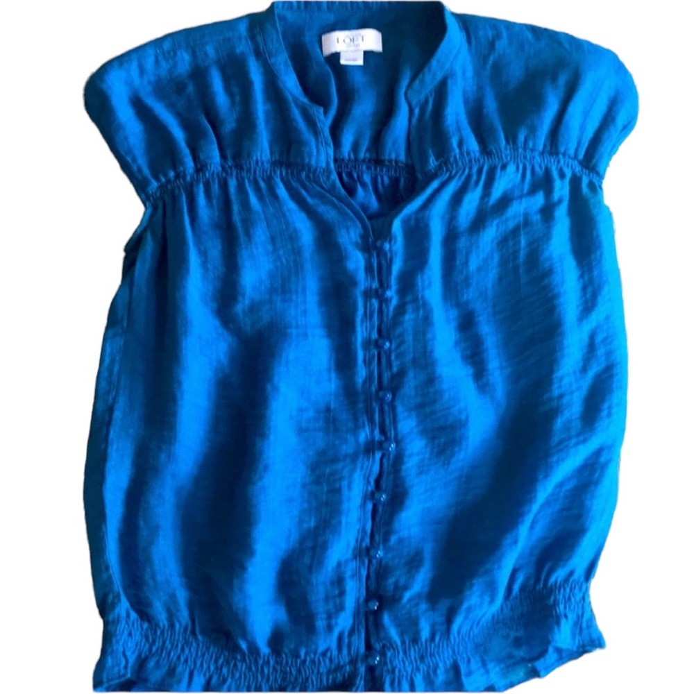 Lightweight teal blouse